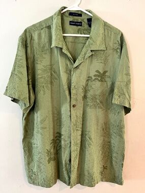 Grant Thomas 100% Silk Hawaiian Shirt, Men’s XL